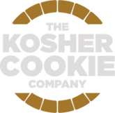 The Kosher Cookie Company Logo with white text