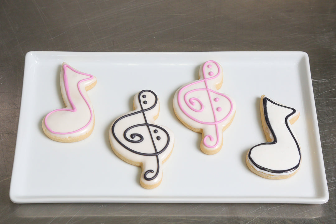 Kosher Cookie Gift Box Music Notes